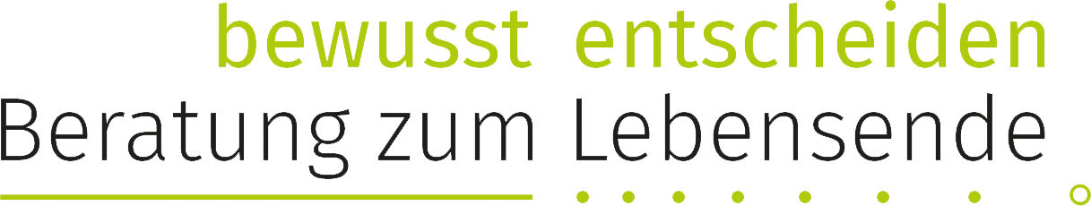 Logo: bewusst entscheiden, Beratung zum Lebensende